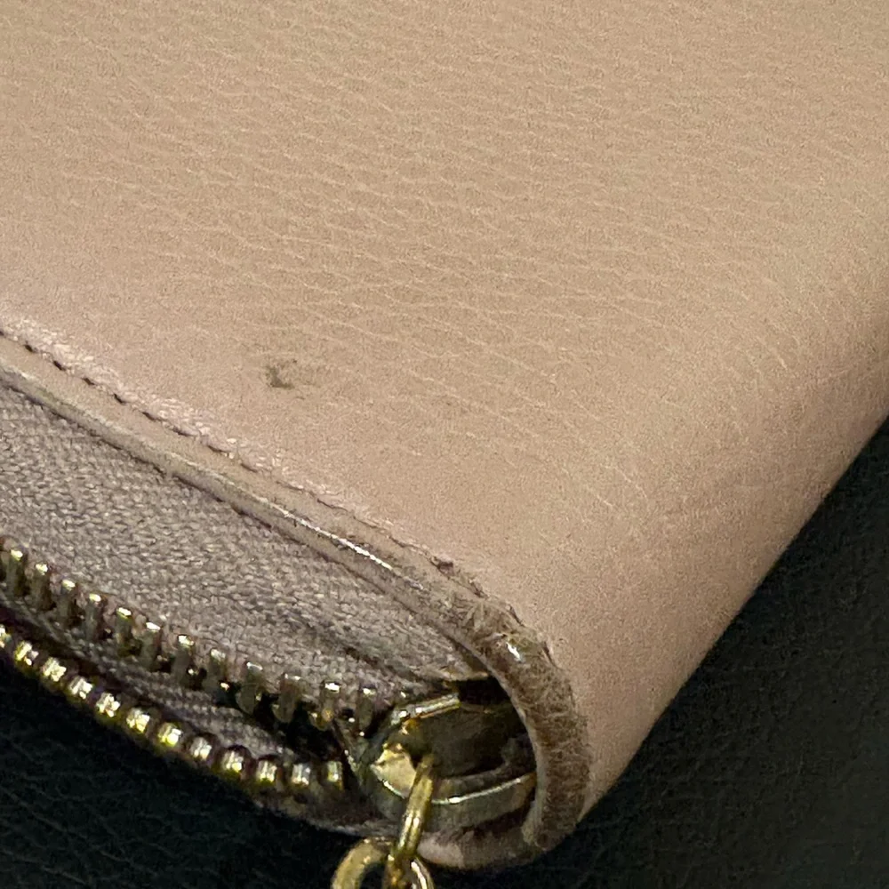 Gucci Bamboo Zip Around Continental Wallet | Mauve / Dusty Pink - Picture 7 of 10